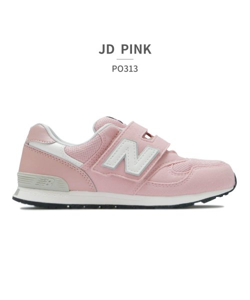 new balance(ニューバランス)/ニューバランス new balance キッズ PO313 JD JE JF JH/ピンク