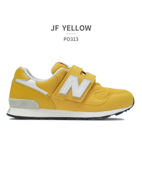 new balance(ニューバランス)/ニューバランス new balance キッズ PO313 JD JE JF JH/イエロー