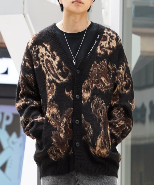 Needles 鑑み sports wear ヒョウ柄ナイロンジャケット サイズM