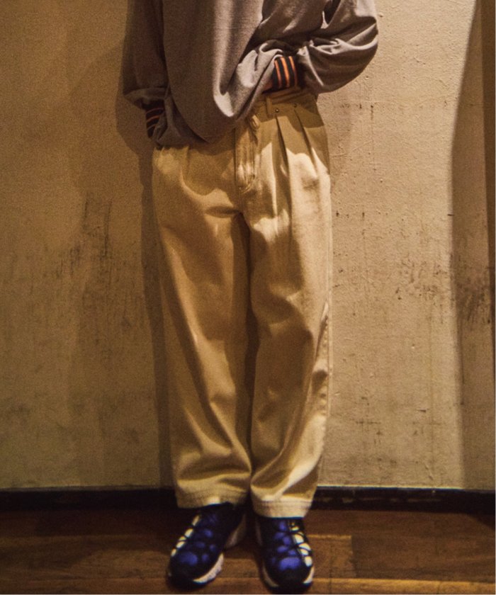 COMMON EDUCATION/コモンエデュケーション】 Denim Slacks Rigid