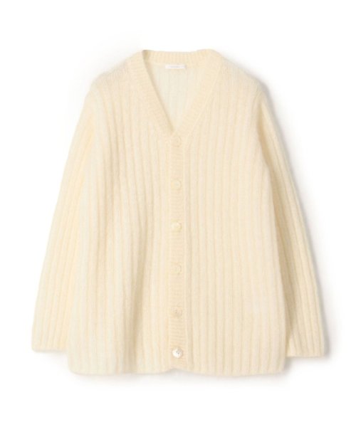 キッドモヘア Vネックカーディガン 