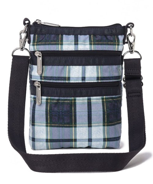 LeSportsac(LeSportsac)/3 ZIP CROSSBODYディープブルータータン/ブルー