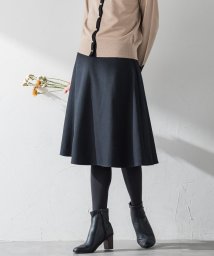 ketty(ケティ)/【XSサイズ展開あり】冬仕様 美シルエットフレアスカート ≪洗濯機で洗える≫/ネイビー