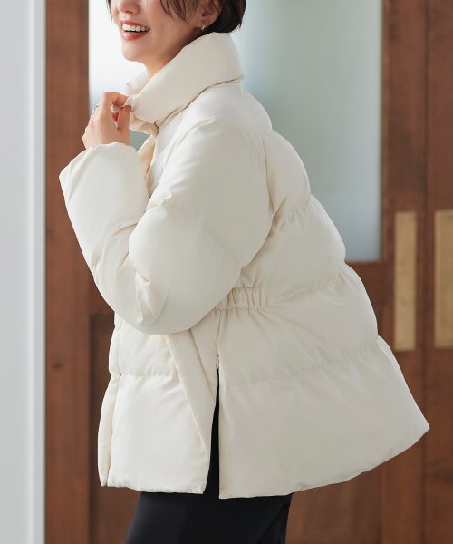 ライトサーモサイドスリットスタンドカラーパファージャケット(D1291) D1291 ライトサーモサイドスリットスタンドカラーパファージャケット ライトサーモ 赤外線を吸収