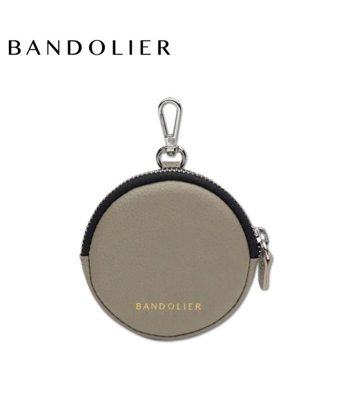 BANDOLIER(バンドリヤー)/BANDOLIER バンドリヤー 小物入れ レザー 小さめ 薄型 ミニラウンド ポーチ グレージュ メンズ レディース MINI ROUND POUCH GRE/その他