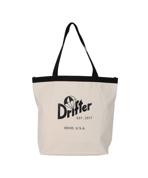 Drifter(ドリフター)/Drifter ドリフター バッグ トートバッグ メンズ レディース 12L キャンバス CANVAS HANDLE TOTE ブラック オフホワイト 黒 DF/ナチュラル