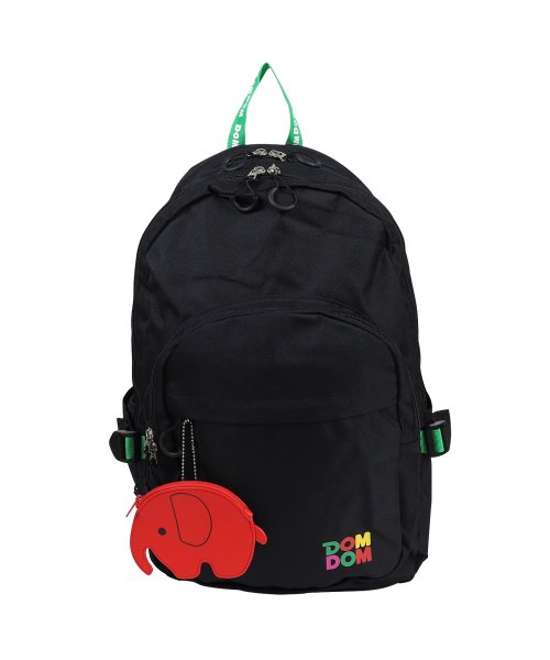 DOMDOM(ドムドム)/ドムドム DOMDOM リュック バッグ バックパック ポップンドム メンズ レディース 30L 大容量 DAYPACK ブラック マルチ 黒 DM026/その他