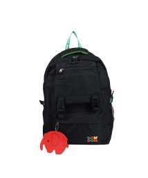 DOMDOM(ドムドム)/ドムドム DOMDOM リュック バッグ バックパック ポップンドム メンズ レディース 30L 大容量 FRONT FLAP DAYPACK ブラック マルチ/その他