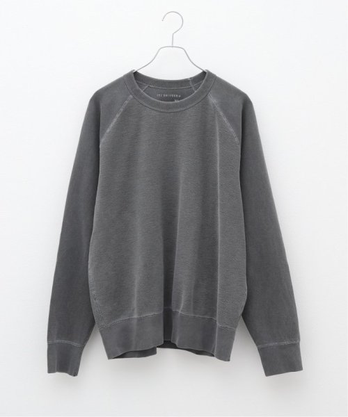 SAVE KHAKI(セイブカーキ)/SAVE KHAKI UNITED / TWILL BACK TERRY CREW SWEAT/ブラック