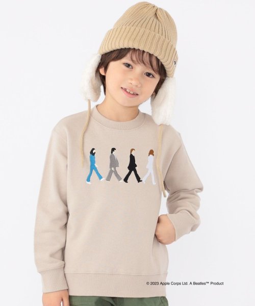 SHIPS KIDS(シップスキッズ)/SHIPS KIDS:100～130cm /【THE BEATLES（ザ・ビートルズ）】スウェット/ベージュ