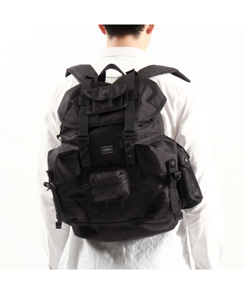 PORTER(ポーター)/ポーター オール リュックサック 502－05957 吉田カバン PORTER ALL ALICE PACK with POUCHES 13L A4/ブラック