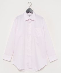 D'URBAN(ダーバン)/【ネックスリーブ】ツイルシャツ(セミワイド)/ピンク