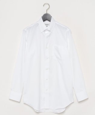 D'URBAN/【ネックスリーブ】ホワイトブロードシャツ(スナップダウン)/505683011