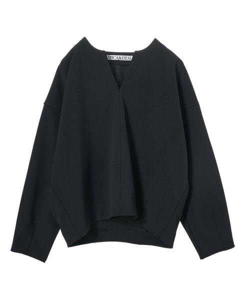 MICA&DEAL(マイカアンドディール)/skipper pullover/BLACK