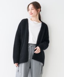 MICA&DEAL(マイカアンドディール)/racoon dual cardigan/BLACK