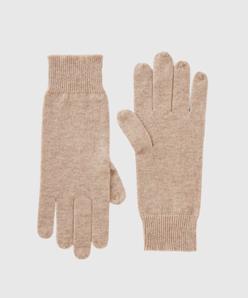 BENETTON (women)(ベネトン（レディース）)/カシミヤ100％ニットグローブ・手袋/ベージュ
