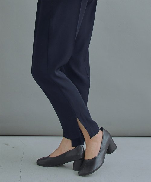 WHYTO(WHYTO)/「WHYTO./ホワイト」HemDesignTrouser/NAVY