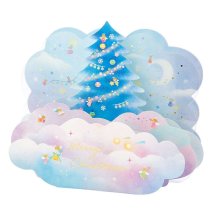 cinemacollection/CHRISTMAS グリーティングカード クリスマスカード jx32－3 雲と天使 サンリオ プレゼント Xmasカード グッズ /505738408