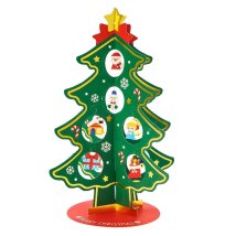 cinemacollection/CHRISTMAS グリーティングカード クリスマスカード jx55－3 緑金縁オーナメントツリー サンリオ プレゼント Xmasカード グッズ /505738425