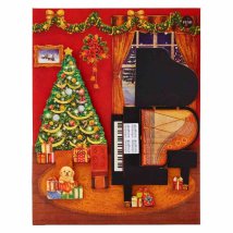 cinemacollection/CHRISTMAS グリーティングカード メロディ JXPM2－3 クリスマスカード 立体 赤い部屋とピアノ サンリオ プレゼント ポップアップ グッズ /505738454