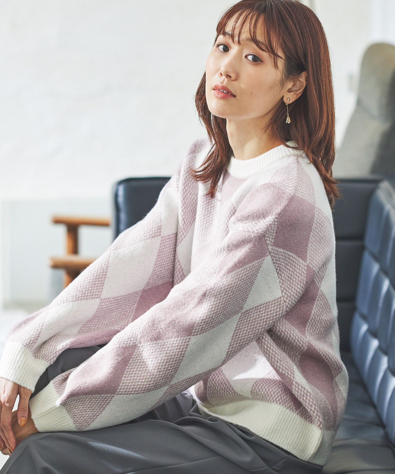 セール】アーガイル柄ニット(505738573) | ハニーズ(Honeys) - MAGASEEK