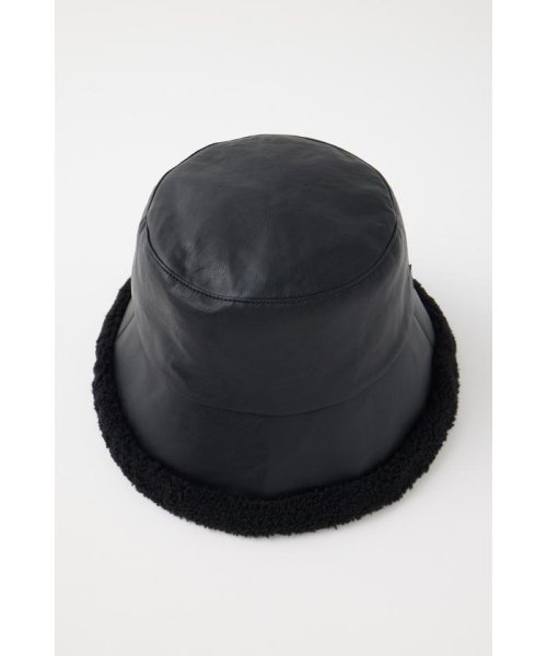 moussy(マウジー)/REVERSIBLE BOA BUCKET ハット/BLK