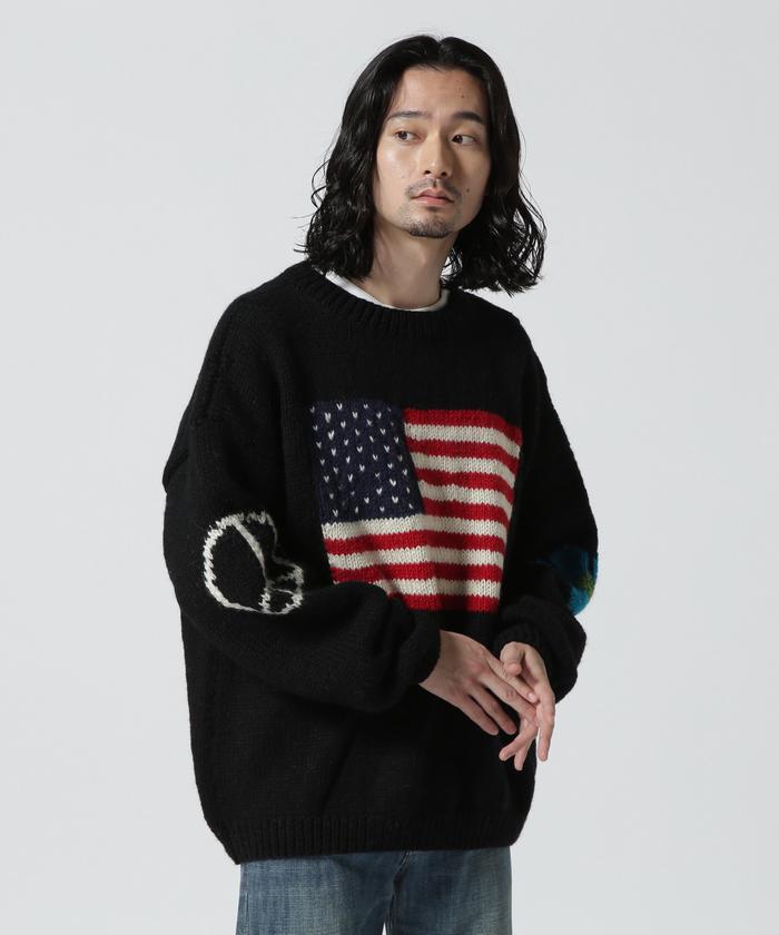 MacMahon Knitting Mills / Crew Neck Knit－S&S(505739339) | ビーセカンド(B'2nd) -  MAGASEEK