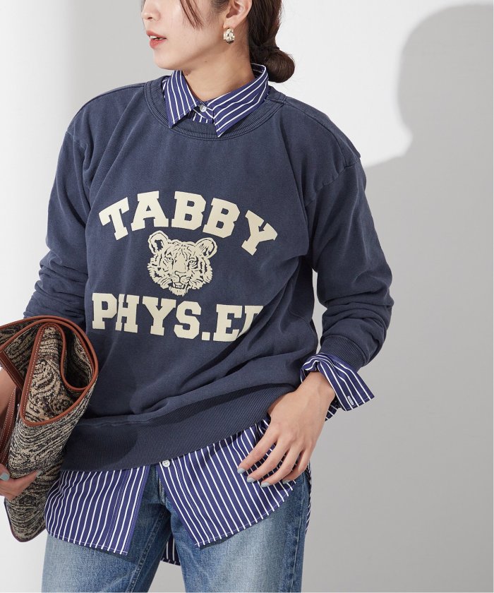追加予約2》【MIXTA/ミクスタ】TABBY PHYS.ED CREW SWEATSHIRTS