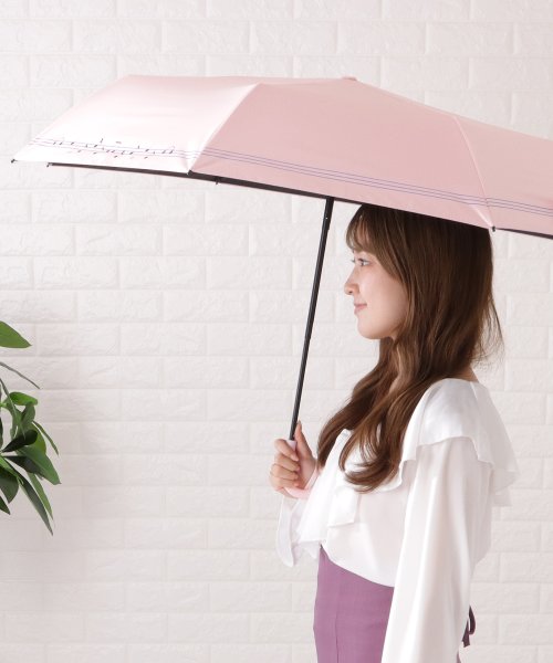 Lace Ladies(レースレディース)/晴雨兼用U型折りたたみ傘/ピンク
