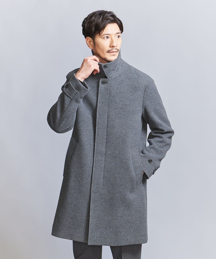 セール】【WEB限定 WARDROBE SMART】PE メルトン バルカラーコート ...