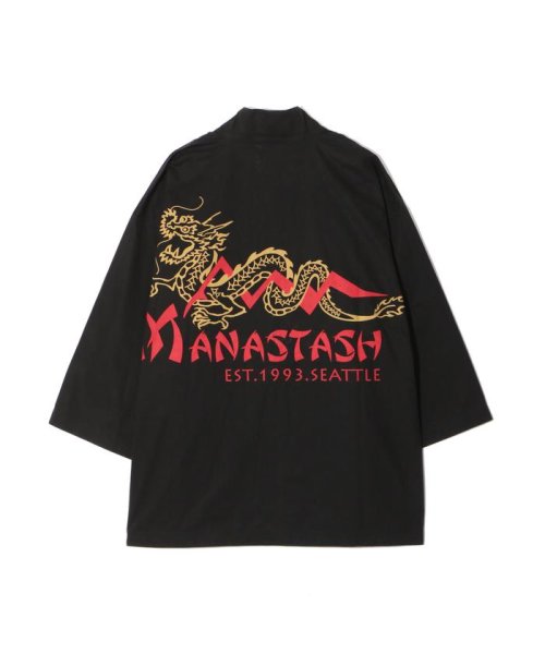 MANASTASH(マナスタッシュ)/MANASTASH/マナスタッシュ/DRAGON HANTEN SHIRT/ドラゴンはんてんシャツ/ブラック