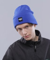 MANASTASH(マナスタッシュ)/MANASTASH/マナスタッシュ/PATCHED BEANIE/パッチドビーニー/ブルー