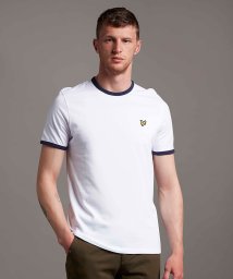 ライル＆スコット(ライル＆スコット)/【LYLE&SCOTT】ライル＆スコットオーガニックコットン半袖リンガーＴシャツ/ホワイト