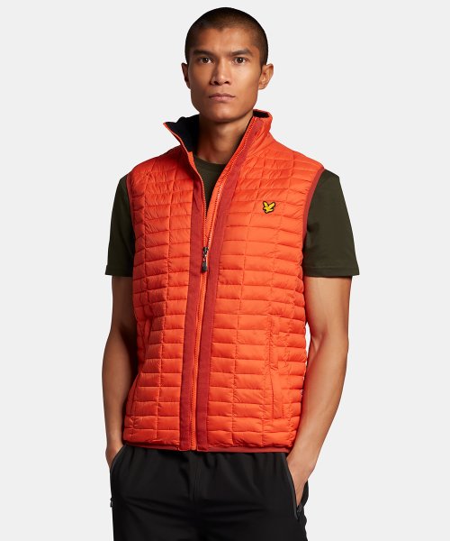 【LYLE&SCOTT】ライル＆スコットブロックキルトベスト 