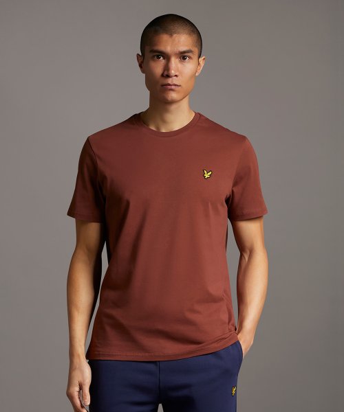 ライル＆スコット(ライル＆スコット)/【LYLE&SCOTT】ライル＆スコットプレーン半袖Ｔシャツ/ブラウン