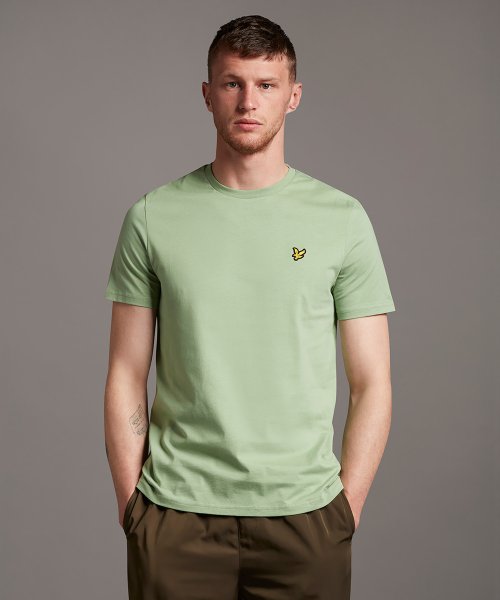 ライル＆スコット(ライル＆スコット)/【LYLE&SCOTT】ライル＆スコットプレーン半袖Ｔシャツ/ライトグリーン