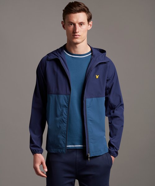 ライル＆スコット(ライル＆スコット)/【LYLE&SCOTT】ライル＆スコットカラーブロックジャケット/ネイビー