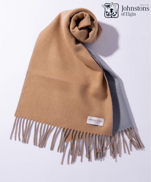 【Johnstons / ジョンストンズ】100%ピュアカシミヤストールマフラー　100% Cashmere 190×39cm/カシミア ジョンストンズ この商品はセール対象商品です