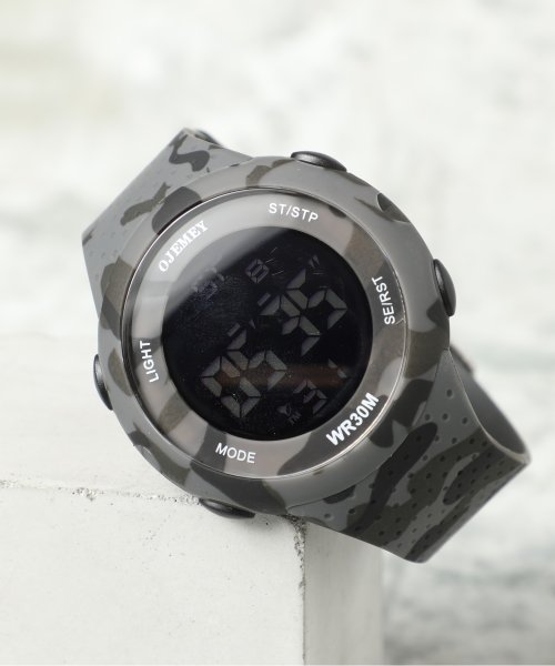 SETUP7(SETUP7)/【SETUP7】デジタル ミリタリー ウォッチ 腕時計 KNF030/グレー