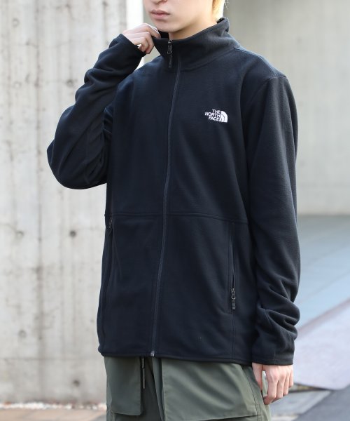 THE NORTH FACE(ザノースフェイス)/【THE NORTH FACE / ザ・ノースフェイス】Tka Glacier Full Zip Jacket フリース ジャケット ブルゾン NF0A4AJC/ブラック 