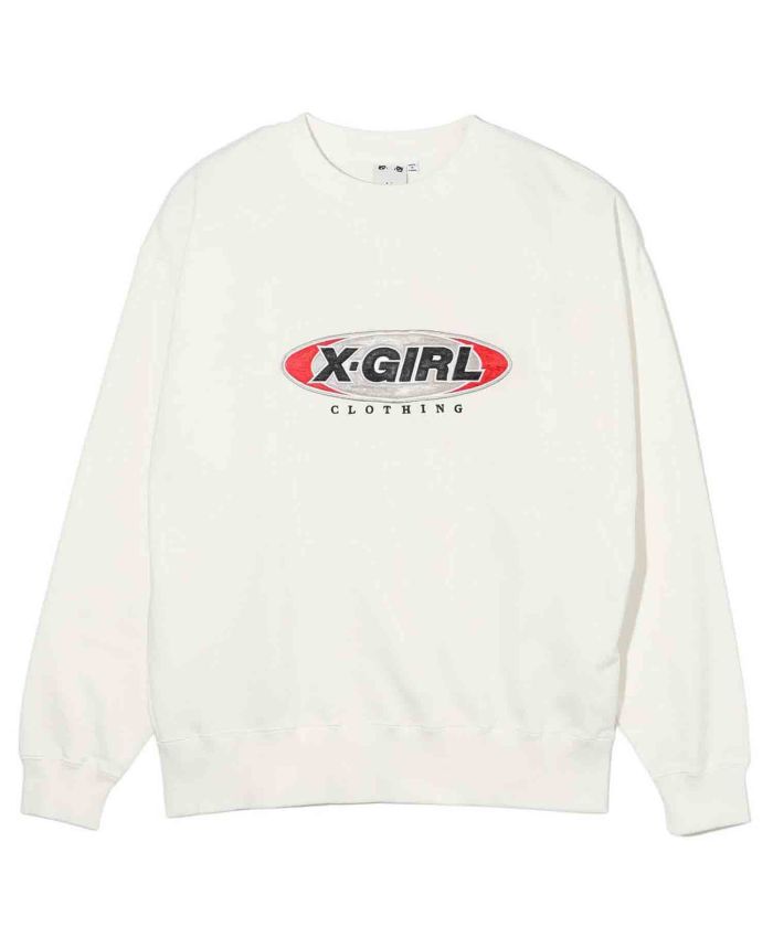 BICOLOR OVAL PATCH SWEAT TOP(505739174) | Xgirl(Xgirl) - MAGASEEK