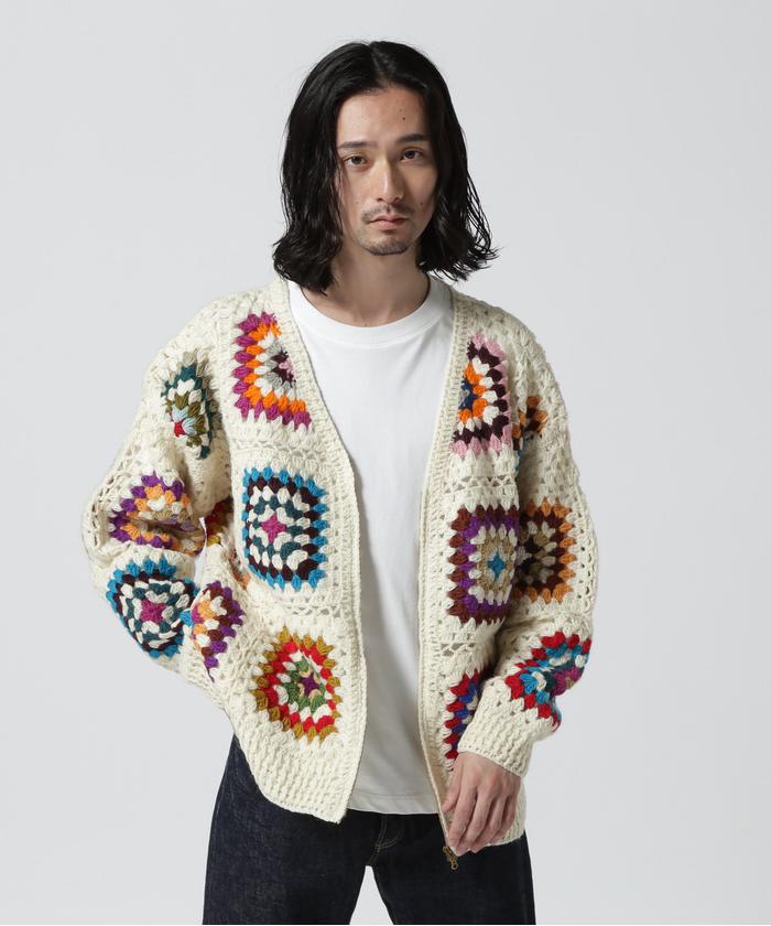 MacMahon Knitting Mills / Crochet V-neck Cardigan(505741467