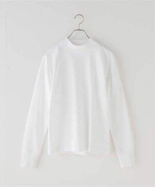 Spick & Span(スピック＆スパン)/【ATON/エイトン】 SUPIMA COTTON MOCKNECK PULL/ホワイト