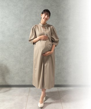 CHOCOA/バックボウタイワンピース【マタニティ服／授乳服】ks23ss05/505742981