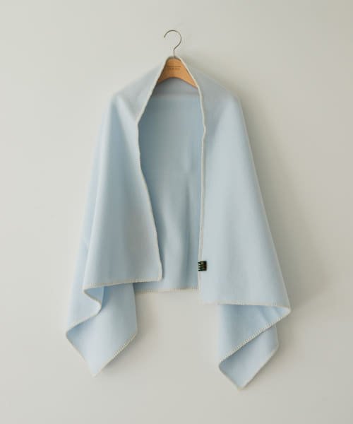 URBAN RESEARCH DOORS(アーバンリサーチドアーズ)/CINQ　TWEEDMILLフリースミニブランケット/PASTELBLUE