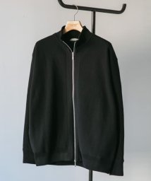 URBAN RESEARCH DOORS(アーバンリサーチドアーズ)/RIB STITCH ドライバーズニット/BLACK