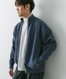 URBAN RESEARCH DOORS(アーバンリサーチドアーズ)/RIB STITCH ドライバーズニット/STEELBLUE