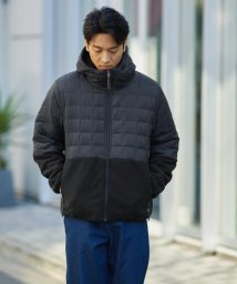ITEMS URBANRESEARCH(アイテムズアーバンリサーチ（メンズ）)/TAION　FREECE+DOWN HOOD JACKET/BLK×BLK