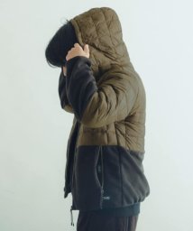 ITEMS URBANRESEARCH(アイテムズアーバンリサーチ（メンズ）)/TAION　FREECE+DOWN HOOD JACKET/OLIVE×BLK