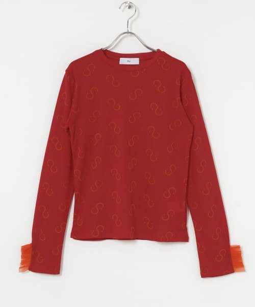 URBAN RESEARCH(アーバンリサーチ)/Po/　Frockey print long－sleeve/RED